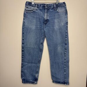 Carhartt Denim Blue Jeans - size 40x32